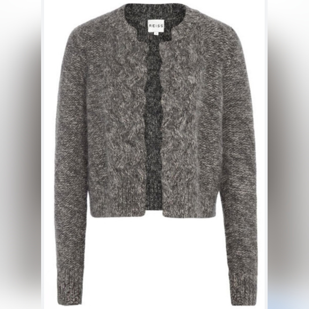REISS | $325 Binsky Angora Blend Cardigan